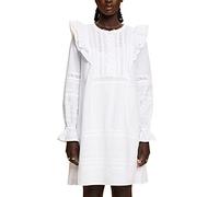ESPRIT Damen 043EE1E311 Kleid, 100/WHITE, 32