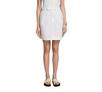 ESPRIT Damen 053EE1D303 Rock, 100/WHITE, 36