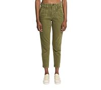 ESPRIT Damen 082EE1B304 Hose, 355/DARK Khaki, 34