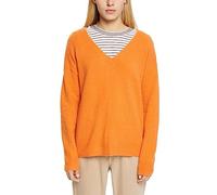 ESPRIT Damen 102ee1i337 Pullover, Golden Orange, XS EU