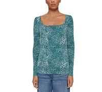 ESPRIT Damen 111CC1K310 T-Shirt, 308/EMERALD Green 4, S