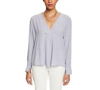 ESPRIT Langarmbluse, lila, L light blue lavender