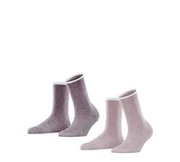 ESPRIT Damen Allover Stripe 2-pack W So Baumwolle Gemustert 2 Paar Socken (2er Pack)
