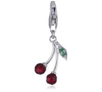 ESPRIT Damen-Anhänger Charms - Glam Cherries 925 Sterling Silber S.ESZZ90696A000