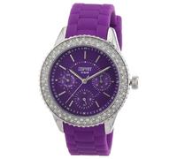 Esprit Damen-Armbanduhr marin glints Analog Quarz Silikon ES106222005