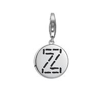 ESPRIT Damen-Charm 925 Sterling Silber rhodiniert Letter Fabric Z ESCH91147A000