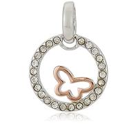 Esprit Damen-Charm Butterfly Messing rhodiniert Zirkonia weiß Rundschliff - ESCH01611D000