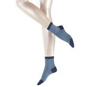 ESPRIT Damen Diagonal W SSO Hausschuh-Socken, Blickdicht, Blau (Danubio Melange 6258), 35-38 (UK 2.5-5 Ι US 5-7.5) (2er Pack)