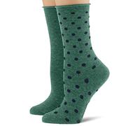 ESPRIT Damen Dot 2-Pack W SO Hausschuh-Socken, Grün (Fire Tree 7400), 39-42 (2er Pack)
