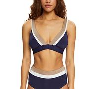 ESPRIT Damen Dreifarbiges, wattiertes Bikinitop