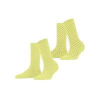 ESPRIT Damen Fine Dot 2-Pack Socken Baumwolle atmungsaktiv