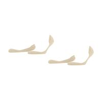 ESPRIT Damen Füßlinge Solid Low 2-Pack W IN Baumwolle unsichtbar einfarbig 2 Paar, Beige (Cream 4011), 35-38