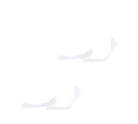 ESPRIT Damen Füßlinge Solid Low 2-Pack W IN Baumwolle unsichtbar einfarbig 2 Paar, Weiß (White 2000), 35-38