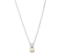 Esprit Damen Halskette 925 Sterling Silber Zirkonia Embrace ESNL93000A420