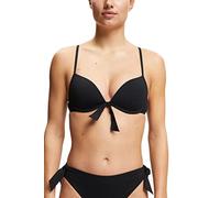 ESPRIT Damen Hamptons Beach Ay Rcs Pad.plunge Bikini, Schwarz, A EU