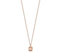 Esprit Damen-Kette mit Anhänger Pico 925 Silber rhodiniert Zirkonia gelb Quadratschliff 42 cm - ESNL93208C420