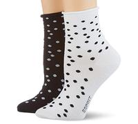 ESPRIT Damen Kurze Socken Irregular Dots 2-Pack, Baumwolle, 2er Pack, Mehrfarbig (Sortiment 20), 35-38 (UK 2.5-5 Ι US 5-7.5)