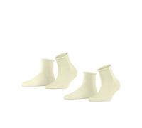 Esprit Damen Kurzsocken Cozy Dot 2-Pack, Schurwolle, 2 Paar, Weiß (Off-White 2010), 35-38