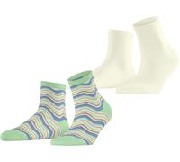 ESPRIT Damen Kurzsocken Watercolor 2er Pack 35|36|37|38 1 Stk.