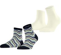 ESPRIT Damen Kurzsocken Watercolor 2er Pack 39|40|41|42 1 Stk.