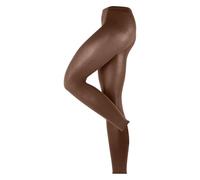 ESPRIT Damen Leggings Cotton W LE Baumwolle einfarbig 1 Stück, Braun (Rosewood 5225), 36-38