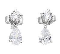 Esprit Damen-Ohrstecker 925 Sterling Silber Zirkonia Solitaire ESER92688A000