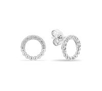 ESPRIT Damen-Ohrstecker 925er Silber 16 Zirkonia One Size Silber 32022939