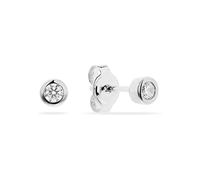 ESPRIT Damen-Ohrstecker 925er Silber 2 Zirkonia One Size Silber 32022993