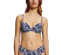 ESPRIT Damen Printed Micro RCS sexy Padded Gepolsterter BH, Ink 3, 80 D