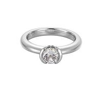 Esprit Damen-Ring glam shine 925 Sterlingsilber 1 Zirkonia farblos Gr. 16 ESRG91731A160