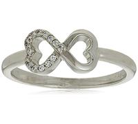 Esprit Damen-Ring JW50224 925 Silber rhodiniert Zirkonia weiß Rundschliff