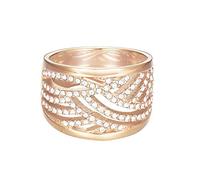 Esprit Damen Ring Edelstahl Rosé JW50236 Zirkonia ESRG02688C1, Ringgröße:54 (17.2 mm Ø)