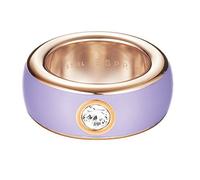 Esprit Damen-Ring Marin JW50727 Edelstahl Glas weiß Brillantschliff Gr. 57 (18.1) - ESRG12194N180