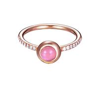 Esprit Damen-Ring Silber vergoldet Zirkonia sparkling petite weiß