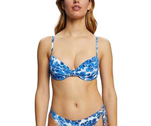 ESPRIT Damen Sabang Beach Rcs Padded Bra Bikini, Blue 3, 36 / C