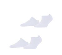 ESPRIT Damen Sneakersocken Easy Rib Multipack W Sn Baumwolle kurz einfarbig 2 Paar, Mehrfarbig Weiß 0010, 39-42