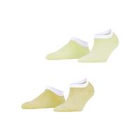 ESPRIT Damen Sneakersocken Fine Stripe Multipack W Sn Baumwolle kurz gemustert 2 Paar, Gelb Sortiment 0120, 35-38