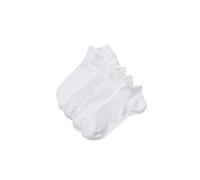 ESPRIT Damen Sneakersocken Solid W Sn Baumwolle kurz einfarbig Multipack, Weiß White 2000-O, 36-41