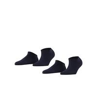 Esprit Socken Casual Sneakersocken 2er Pack Damen Baumwolle kurz einfarbig Marine 35-38