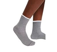 Esprit Socken im 2er-Pack mit Streifenmuster in Anthrazit, Größe 35/38