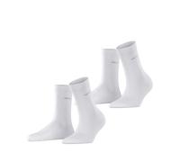 ESPRIT Damen Socken Basic Easy Multipack W So Baumwolle einfarbig 2 Paar, Weiß White 2000, 39-42