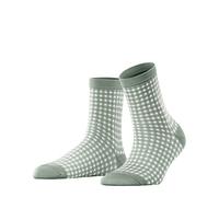 ESPRIT Damen Socken Checks, Lyocell Baumwolle, 1 Paar, Grün (Olive 72540, 39-42 (UK 5.5-8 Ι US 8-10.5)