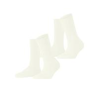 ESPRIT Damen Cloud 2-Pack W SO Baumwolle einfarbig 2 Paar Socken, Weiß (Off-White 2040), 35-38 (2er Pack)