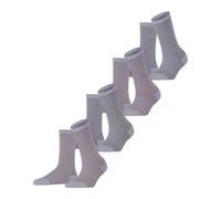 ESPRIT Damen Socken Fine Line Bundle W So Baumwolle gemustert 4 Paar, Lila Purple 0060, 35-38