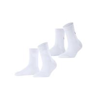 ESPRIT Damen Socken Heart & Love Multipack W Sso Baumwolle gemustert 2 Paar, Weiß White 2000, 39-42