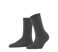 ESPRIT Damen Socken Hygge W So Wolle Kaschmir einfarbig 1 Paar, Grau Carbon Melange 3975, 35-38