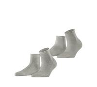 ESPRIT Damen Socken Lacy Flowers 2-Pack W Sso Baumwolle gemustert 2 Paar, Grau Storm Grey 3820, 39-42