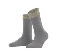 ESPRIT Damen Socken Multicolour Boot Biologische Baumwolle Wolle einfarbig 1 Paar, Grau (Grey 3208), 35-38