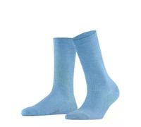 ESPRIT Damen Socken Reflection Rib W So Baumwolle einfarbig 1 Paar, Blau Light Blue 6541, 35-38