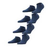 ESPRIT Damen Sneakersocken Solid W Sn Baumwolle kurz einfarbig Multipack, Blau Marine 6120, 36-41